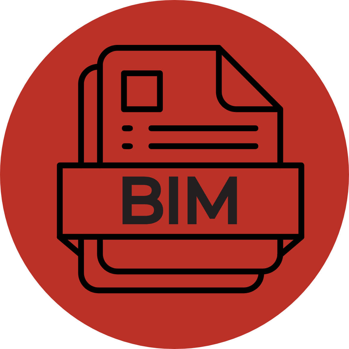 BIM - Building Information Modeling - icona